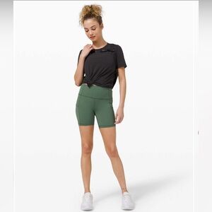Lululemon Fast and Free Short 6" High Rise With Pockets